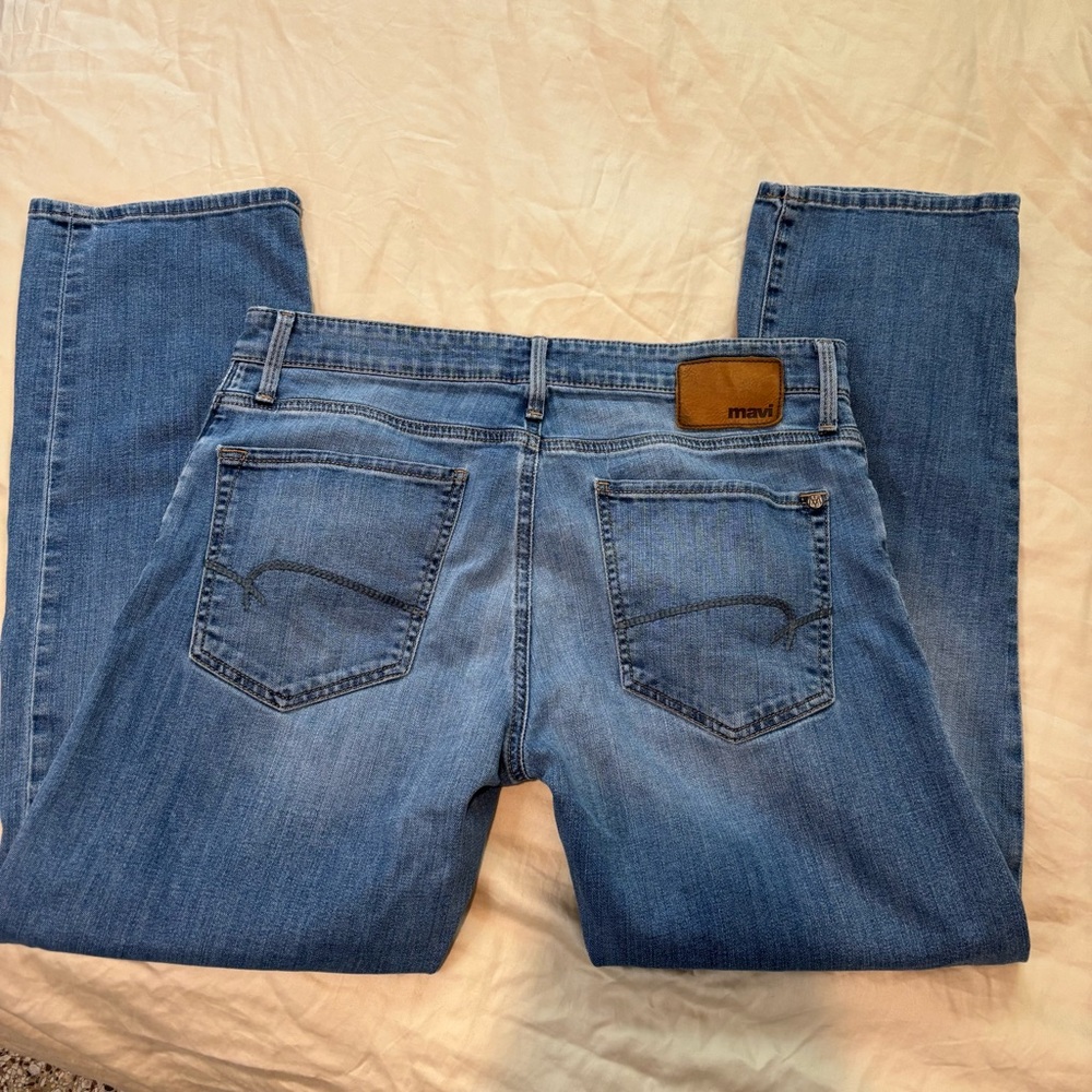 Mavi Men’s Zach Straight Leg Jeans Medium Wash 34x30